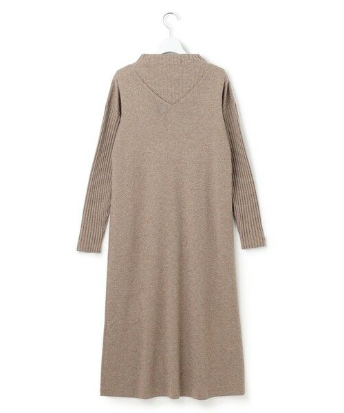 L size ONWARD(大きいサイズ) / エルサイズオンワード ミニ丈・ひざ丈ワンピース | 【洗える】レイヤードニットツイン ワンピース | 詳細17