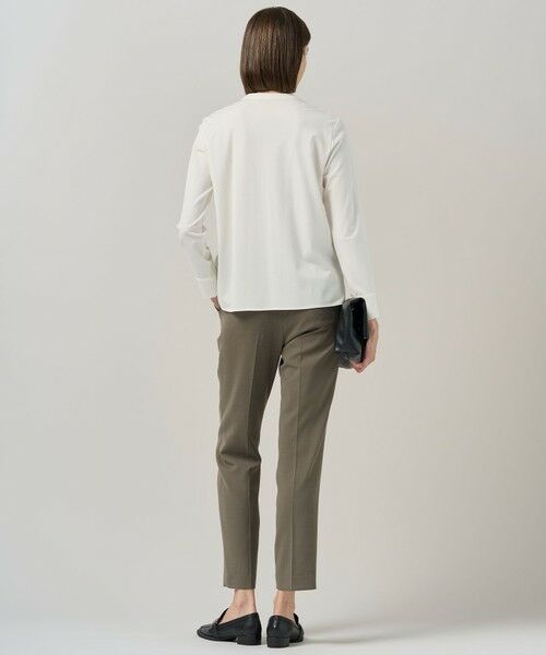 L size ONWARD(大きいサイズ) / エルサイズオンワード その他パンツ | 【UVカット・洗える】ウール2WAYストレッチ スティックパンツ | 詳細2