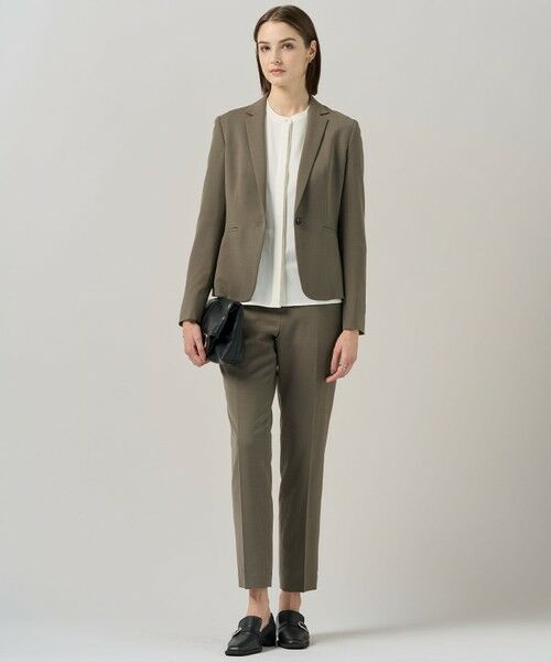 L size ONWARD(大きいサイズ) / エルサイズオンワード その他パンツ | 【UVカット・洗える】ウール2WAYストレッチ スティックパンツ | 詳細3