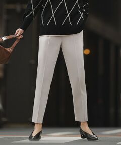 【裏起毛】 ウォームサテン スティックパンツ