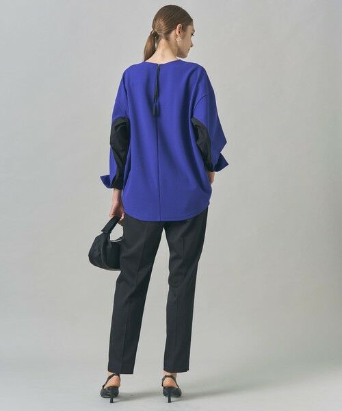 L size ONWARD(大きいサイズ) / エルサイズオンワード その他パンツ | 【裏起毛】 ウォームサテン スティックパンツ | 詳細22