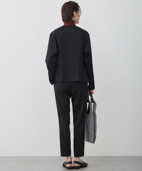 L size ONWARD(大きいサイズ) / エルサイズオンワード その他パンツ | 【裏起毛】 ウォームサテン スティックパンツ | 詳細22