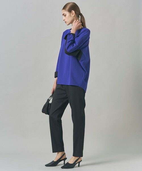 L size ONWARD(大きいサイズ) / エルサイズオンワード その他パンツ | 【裏起毛】 ウォームサテン スティックパンツ | 詳細18