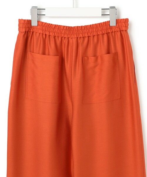 L size ONWARD(大きいサイズ) / エルサイズオンワード その他パンツ | 【洗える】ウールワッシャーツイル ワイドストレートパンツ | 詳細11