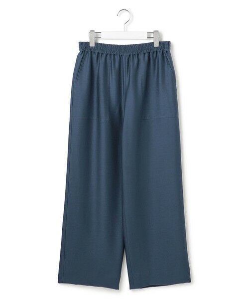 L size ONWARD(大きいサイズ) / エルサイズオンワード その他パンツ | 【洗える】ウールワッシャーツイル ワイドストレートパンツ | 詳細23