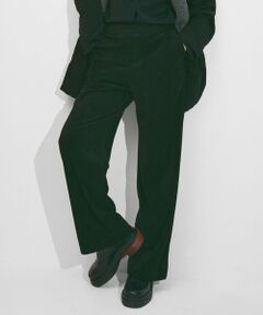 L size ONWARD(大きいサイズ) / エルサイズオンワード その他パンツ | 【洗える】 ラッセルライトピケ ストレートパンツ