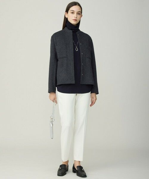 L size ONWARD(大きいサイズ) / エルサイズオンワード その他パンツ | 【洗える】 トリアセボディシェルピーチ スティックパンツ | 詳細8