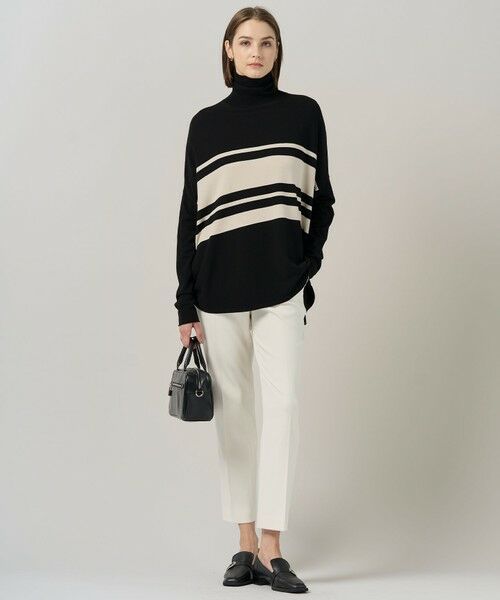 L size ONWARD(大きいサイズ) / エルサイズオンワード その他パンツ | 【洗える】 トリアセボディシェルピーチ スティックパンツ | 詳細12