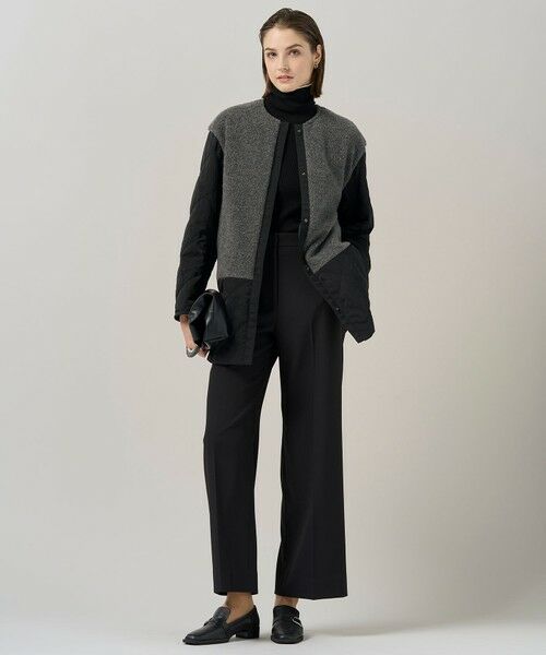 L size ONWARD(大きいサイズ) / エルサイズオンワード その他パンツ | 【洗える】 トリアセボディシェルピーチ ワイドパンツ | 詳細22