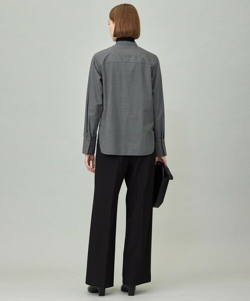 L size ONWARD(大きいサイズ) / エルサイズオンワード その他パンツ | 【洗える】 トリアセボディシェルピーチ ワイドパンツ | 詳細27