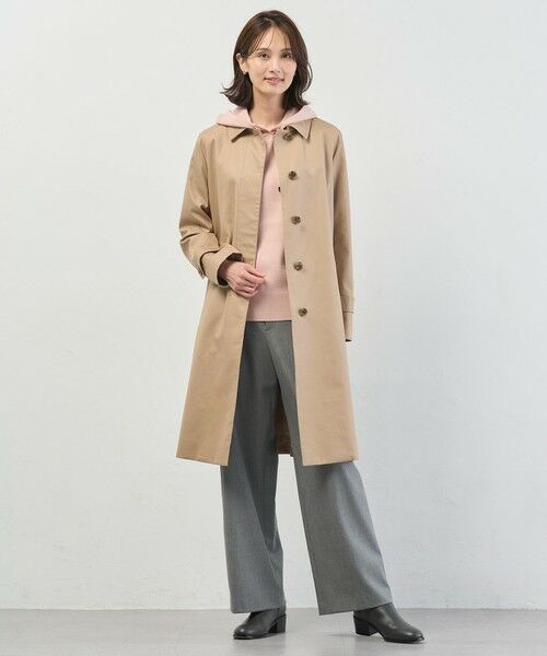 L size ONWARD(大きいサイズ) / エルサイズオンワード その他パンツ | シャンブレー2wayストレッチ ワイド ストレート パンツ | 詳細21