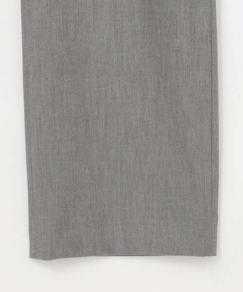 L size ONWARD(大きいサイズ) / エルサイズオンワード その他パンツ | シャンブレー2wayストレッチ ワイド ストレート パンツ | 詳細30