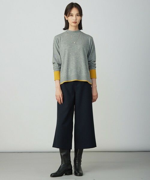 L size ONWARD(大きいサイズ) / エルサイズオンワード その他パンツ | 【WEB限定カラーあり】ツムギートflannel クロップド パンツ | 詳細19