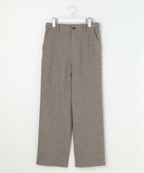 L size ONWARD(大きいサイズ) / エルサイズオンワード その他パンツ | シルクネップツイード スレート パンツ | 詳細14