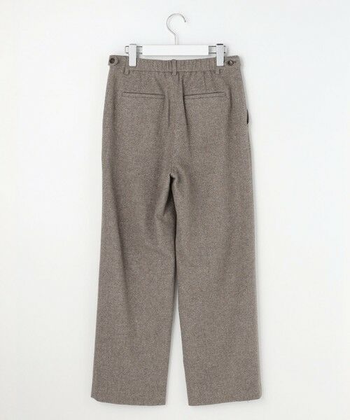 L size ONWARD(大きいサイズ) / エルサイズオンワード その他パンツ | シルクネップツイード スレート パンツ | 詳細15
