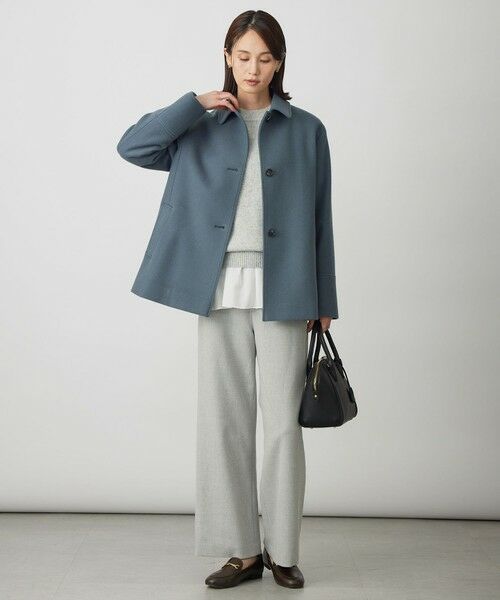 L size ONWARD(大きいサイズ) / エルサイズオンワード その他パンツ | チェルビック セミワイド パンツ | 詳細6