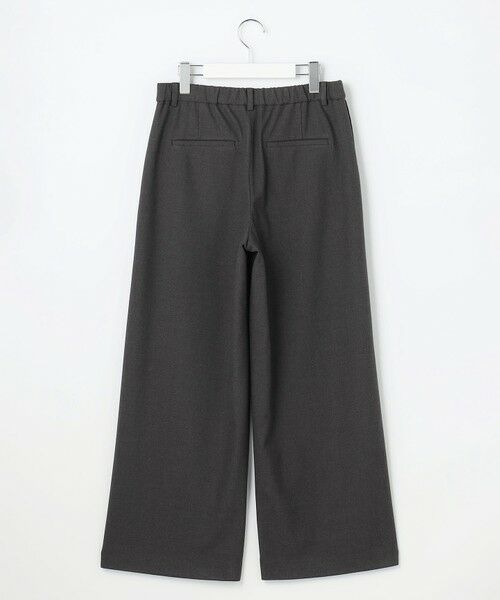 L size ONWARD(大きいサイズ) / エルサイズオンワード その他パンツ | ジョーゼット裏起毛 ワイド パンツ | 詳細15