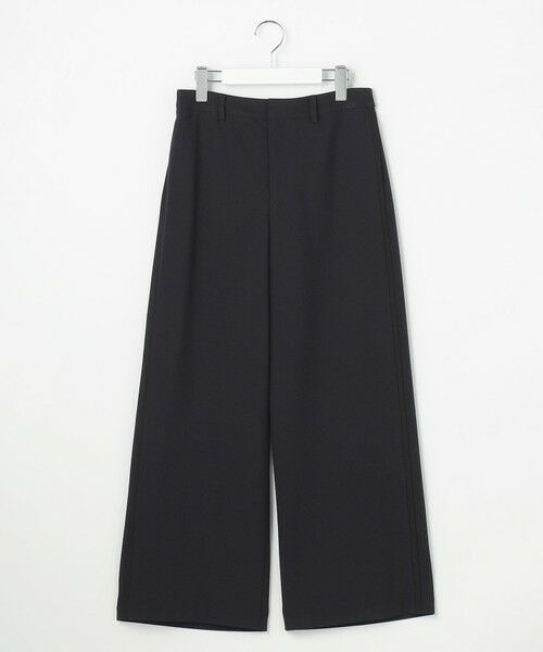 L size ONWARD(大きいサイズ) / エルサイズオンワード その他パンツ | ジョーゼット裏起毛 ワイド パンツ | 詳細30