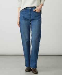 L size ONWARD(大きいサイズ) / エルサイズオンワード デニムパンツ | 裏起毛ストレッチ デニム パンツ