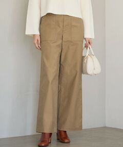 L size ONWARD(大きいサイズ) / エルサイズオンワード その他パンツ | 【SLOW/一部店舗限定】ミリタリーボトム ベイカーパンツ