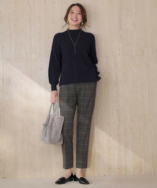 L size ONWARD(大きいサイズ) / エルサイズオンワード その他パンツ | ビューティサーモ2WAYストレッチ テーパードパンツ | 詳細21