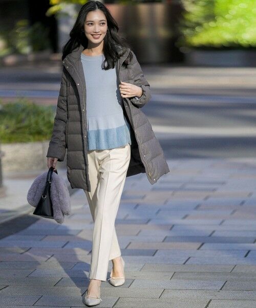 L size ONWARD(大きいサイズ) / エルサイズオンワード その他パンツ | ビューティサーモ2WAYストレッチ テーパードパンツ | 詳細26