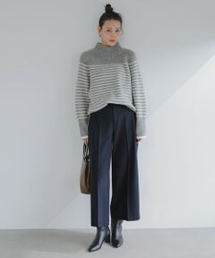 L size ONWARD(大きいサイズ) / エルサイズオンワード その他パンツ | ビューティサーモ2WAYストレッチ ワイドパンツ