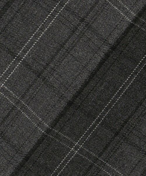 L size ONWARD(大きいサイズ) / エルサイズオンワード その他パンツ | 【19号サイズまで展開】TRギャバ裏起毛チェック柄テーパード パンツ | 詳細12