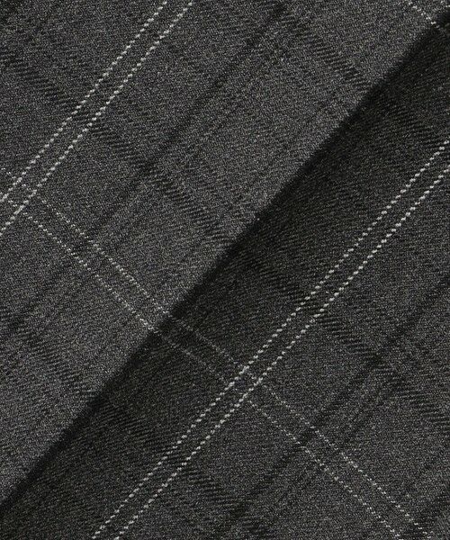 L size ONWARD(大きいサイズ) / エルサイズオンワード その他パンツ | 【19号サイズまで展開】TRギャバ裏起毛チェック柄ワイド パンツ | 詳細15