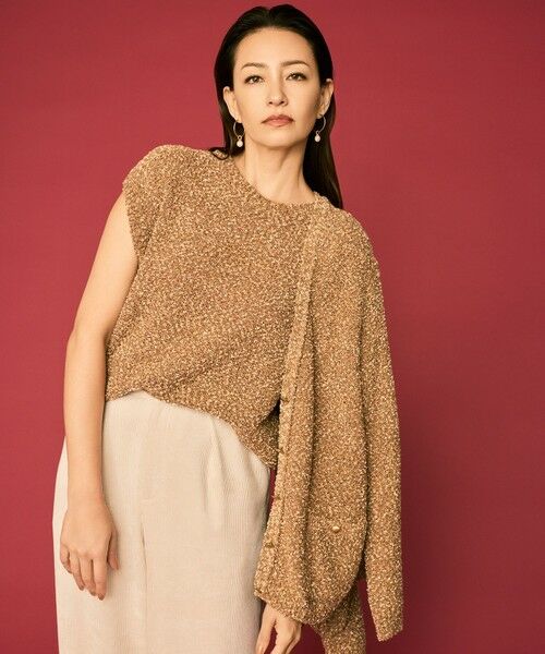 L size ONWARD(大きいサイズ) / エルサイズオンワード その他パンツ | 【17号サイズまで展開・カタログ掲載】ソフトコーデュロイワイド パンツ | 詳細4