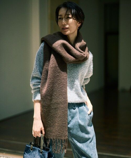 L size ONWARD(大きいサイズ) / エルサイズオンワード その他パンツ | 【17号サイズまで展開・カタログ掲載】ソフトコーデュロイワイド パンツ | 詳細8