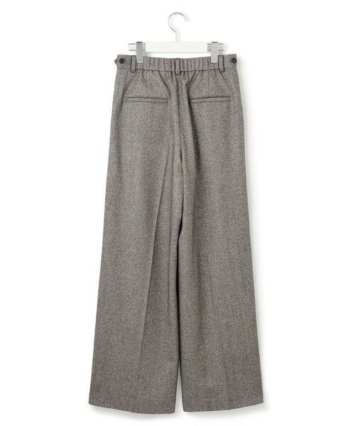 L size ONWARD(大きいサイズ) / エルサイズオンワード その他パンツ | ラメミックスツイード タック ワイド パンツ | 詳細12