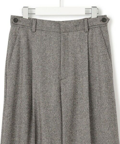 L size ONWARD(大きいサイズ) / エルサイズオンワード その他パンツ | ラメミックスツイード タック ワイド パンツ | 詳細13
