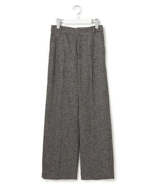 L size ONWARD(大きいサイズ) / エルサイズオンワード その他パンツ | ループミックスツイード ワイド パンツ | 詳細8