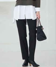 L size ONWARD(大きいサイズ) / エルサイズオンワード その他パンツ | 【洗える】フランネル2WAY テーパード パンツ