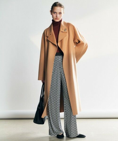 L size ONWARD(大きいサイズ) / エルサイズオンワード トレンチコート | WoolRever ロングコート | 詳細2