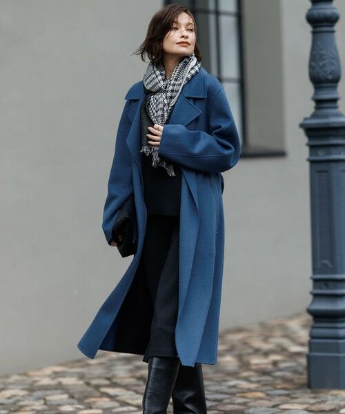 L size ONWARD(大きいサイズ) / エルサイズオンワード トレンチコート | WoolRever ロングコート | 詳細18