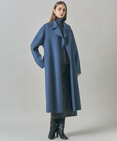 L size ONWARD(大きいサイズ) / エルサイズオンワード トレンチコート | WoolRever ロングコート | 詳細20