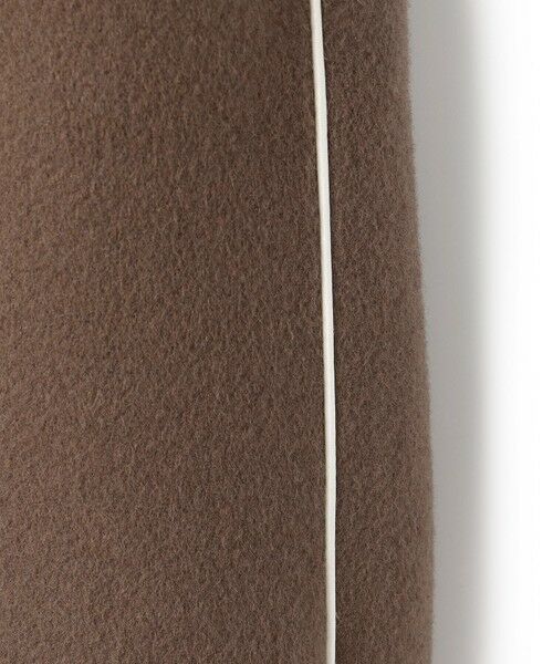 L size ONWARD(大きいサイズ) / エルサイズオンワード ピーコート | 【WEB＆一部店舗限定】WooloopShortBeaver ショールカラーコート | 詳細5