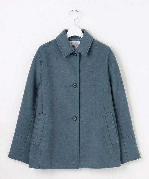 L size ONWARD(大きいサイズ) / エルサイズオンワード ステンカラーコート | ショートビーバー ショート丈 ステンカラー コート | 詳細5