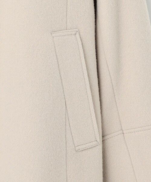 L size ONWARD(大きいサイズ) / エルサイズオンワード ステンカラーコート | ショートビーバー ショート丈 ステンカラー コート | 詳細17