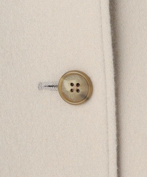 L size ONWARD(大きいサイズ) / エルサイズオンワード ステンカラーコート | ショートビーバー ショート丈 ステンカラー コート | 詳細19