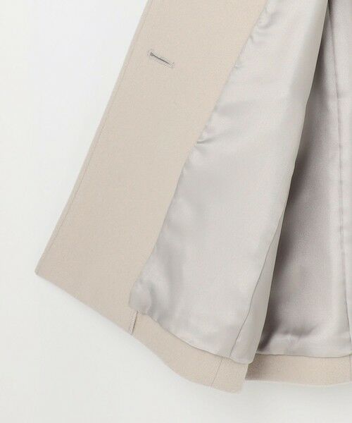 L size ONWARD(大きいサイズ) / エルサイズオンワード ステンカラーコート | ショートビーバー ショート丈 ステンカラー コート | 詳細21
