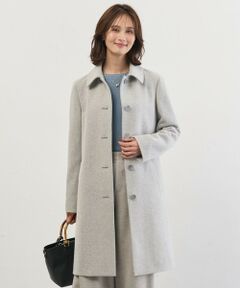 ショートビーバー ロング丈 ステンカラー コート