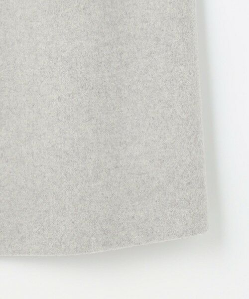 L size ONWARD(大きいサイズ) / エルサイズオンワード ステンカラーコート | ショートビーバー ロング丈 ステンカラー コート | 詳細10