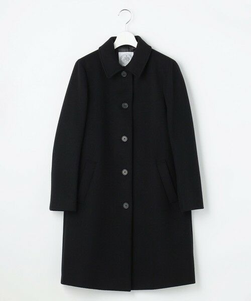 L size ONWARD(大きいサイズ) / エルサイズオンワード ステンカラーコート | ショートビーバー ロング丈 ステンカラー コート | 詳細21