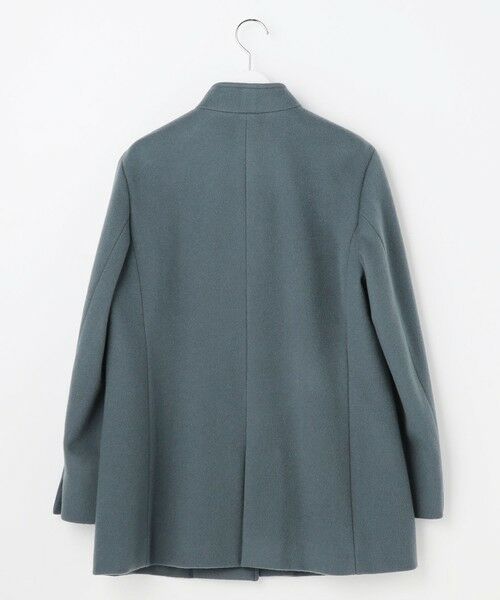 L size ONWARD(大きいサイズ) / エルサイズオンワード その他アウター | ショートビーバー ミディ丈 スタンドカラー コート | 詳細23