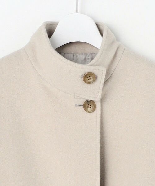 L size ONWARD(大きいサイズ) / エルサイズオンワード その他アウター | ショートビーバー スタンドカラー コート | 詳細20