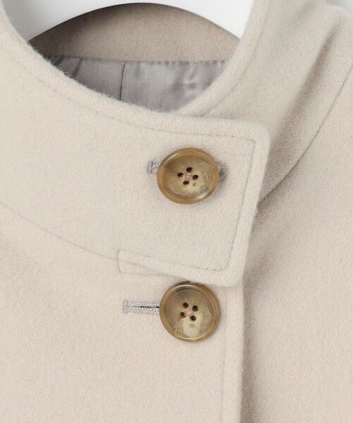 L size ONWARD(大きいサイズ) / エルサイズオンワード その他アウター | ショートビーバー スタンドカラー コート | 詳細24