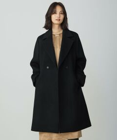 L size ONWARD(大きいサイズ) / エルサイズオンワード その他アウター | Pureラムウール ダブル ロングコート